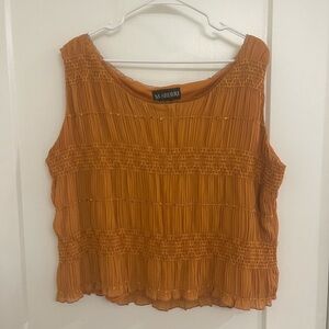 Vintage 90s Y2K Going Out Blouse Fairycore Women's Pleated Blouse